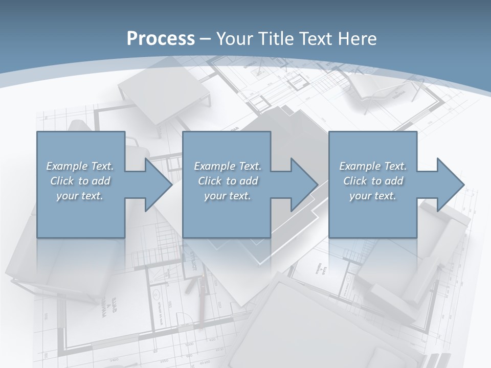 Model Pavilion House PowerPoint Template