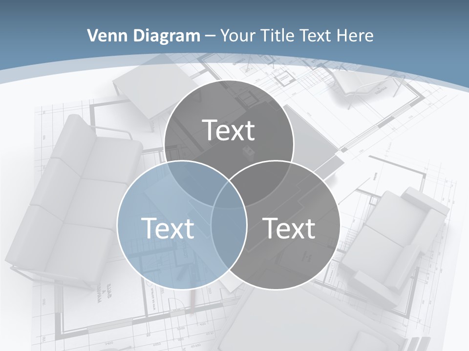 Model Pavilion House PowerPoint Template