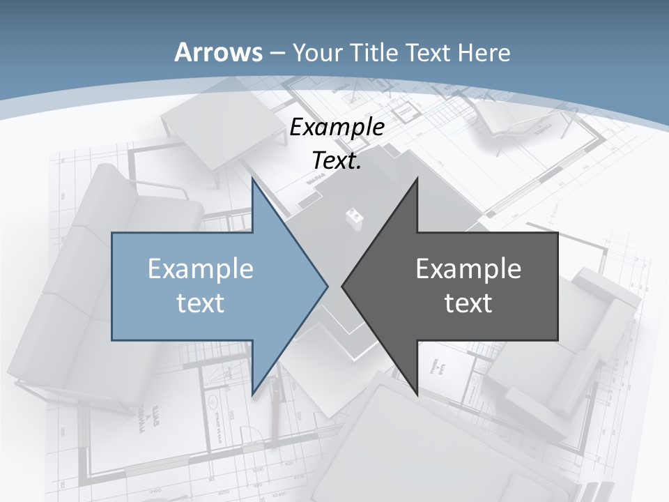 Model Pavilion House PowerPoint Template
