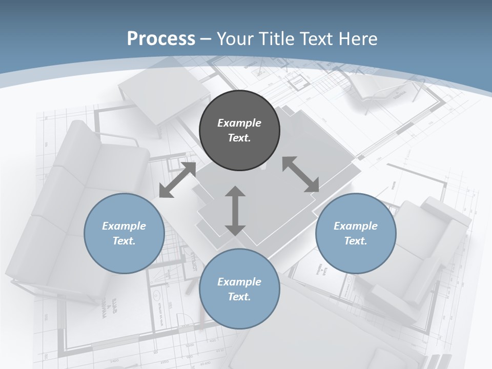 Model Pavilion House PowerPoint Template