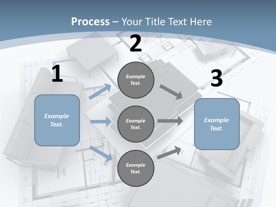 Model Pavilion House PowerPoint Template