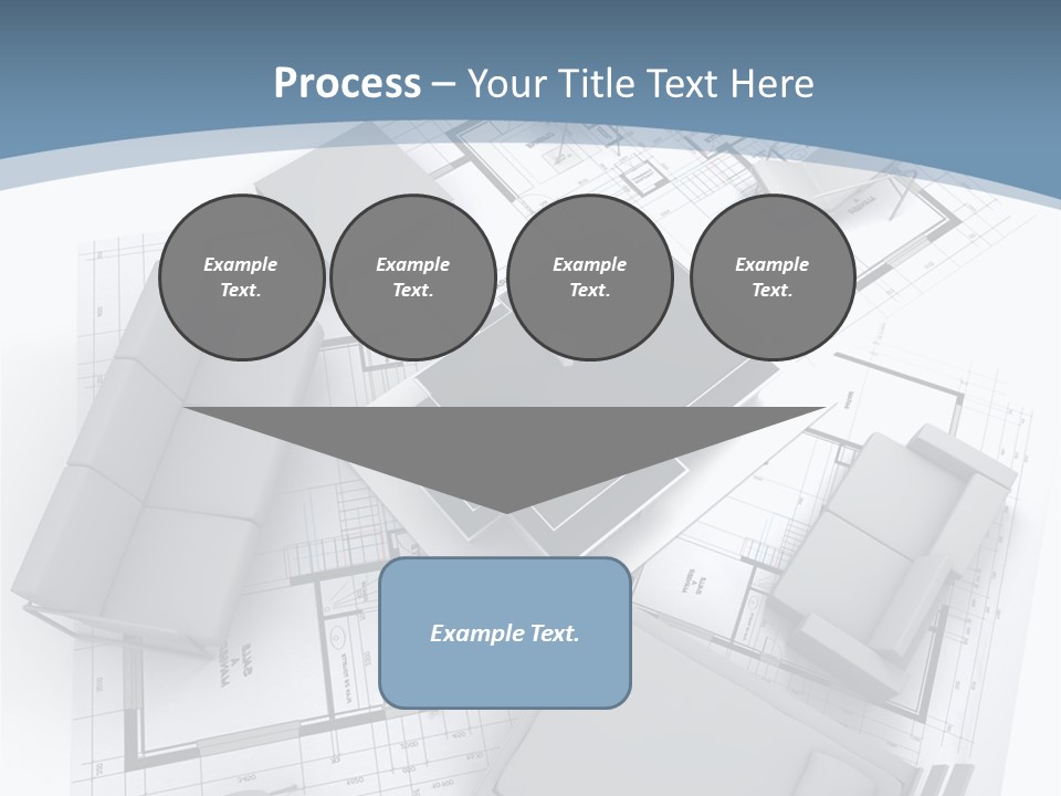 Model Pavilion House PowerPoint Template