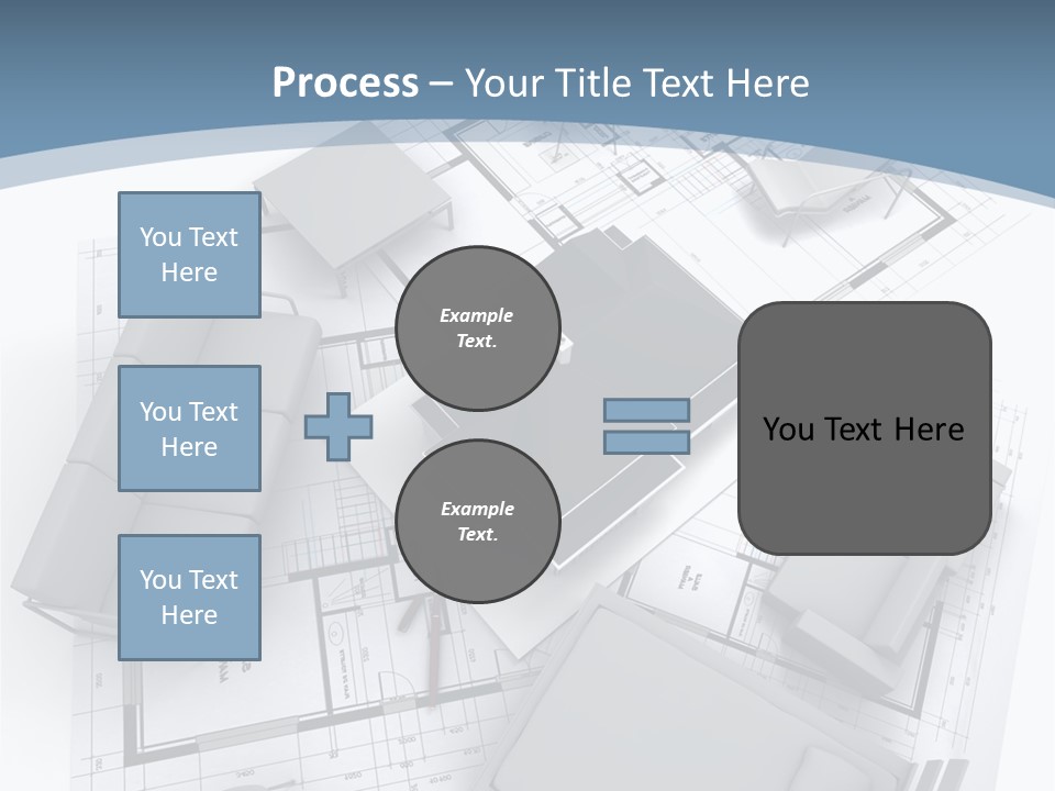 Model Pavilion House PowerPoint Template