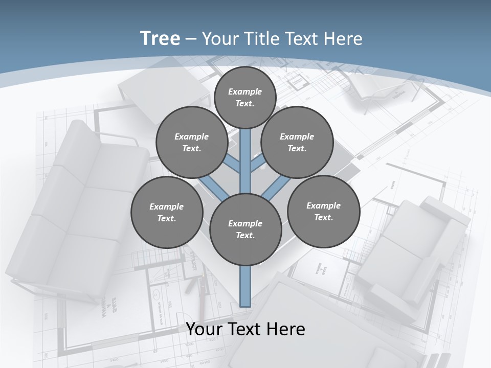 Model Pavilion House PowerPoint Template