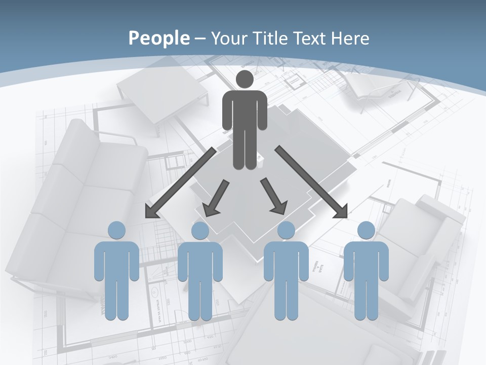 Model Pavilion House PowerPoint Template