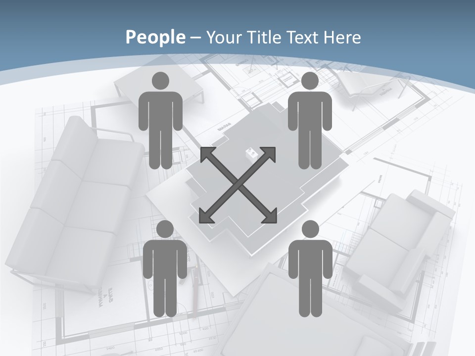 Model Pavilion House PowerPoint Template