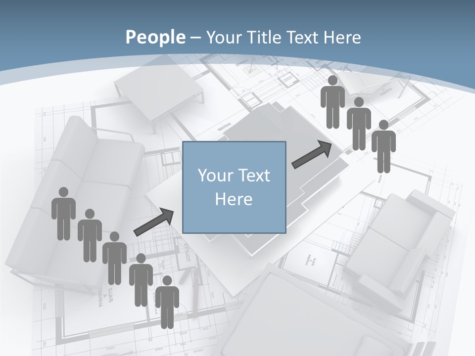 Model Pavilion House PowerPoint Template