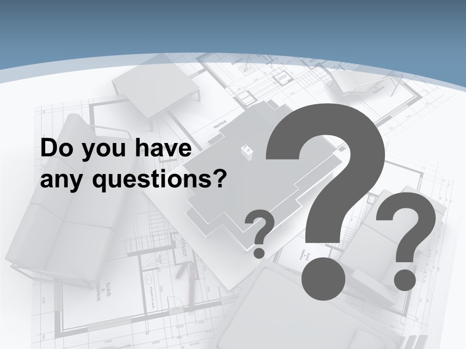 Model Pavilion House PowerPoint Template