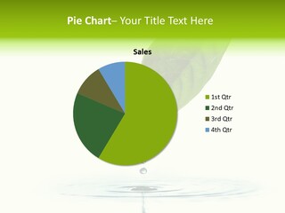 Green Ripple Fresh PowerPoint Template