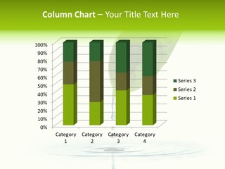 Green Ripple Fresh PowerPoint Template