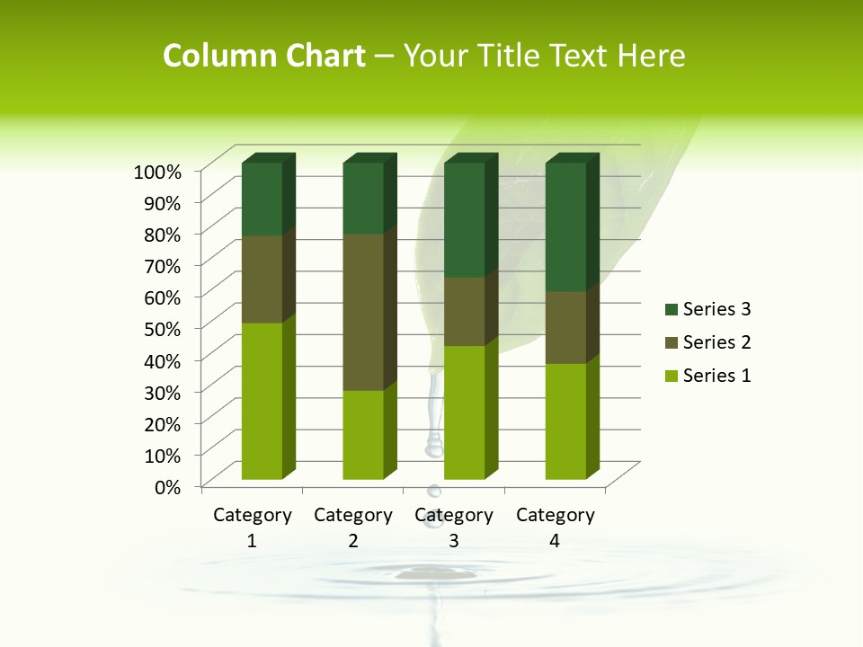 Green Ripple Fresh PowerPoint Template