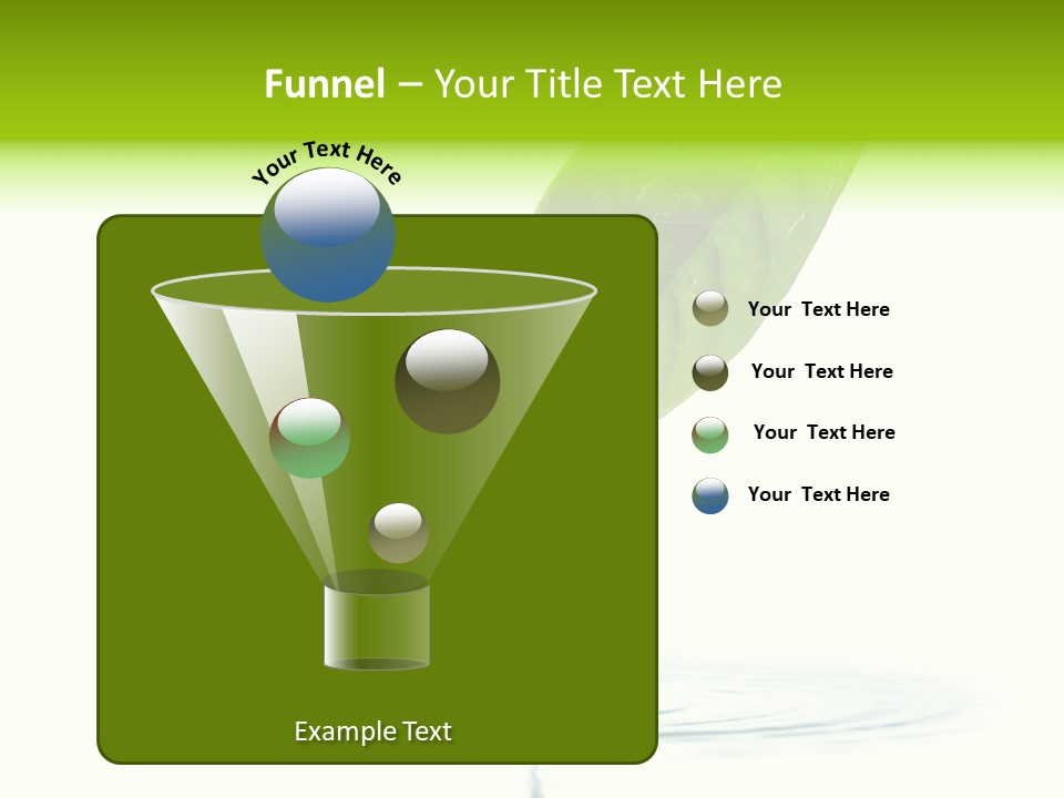 Green Ripple Fresh PowerPoint Template