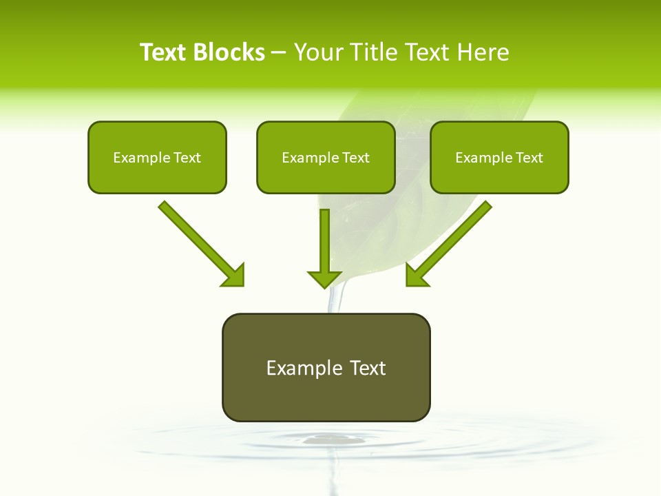 Green Ripple Fresh PowerPoint Template