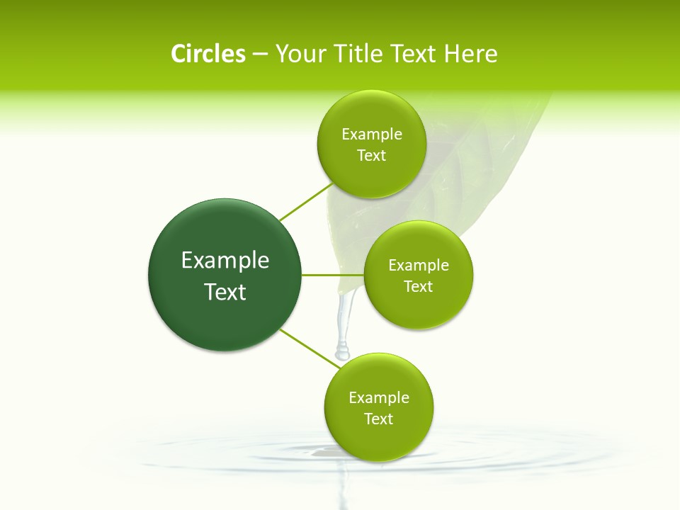 Green Ripple Fresh PowerPoint Template