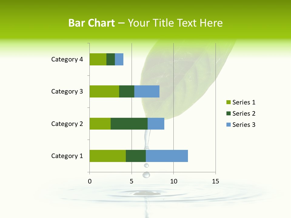 Green Ripple Fresh PowerPoint Template
