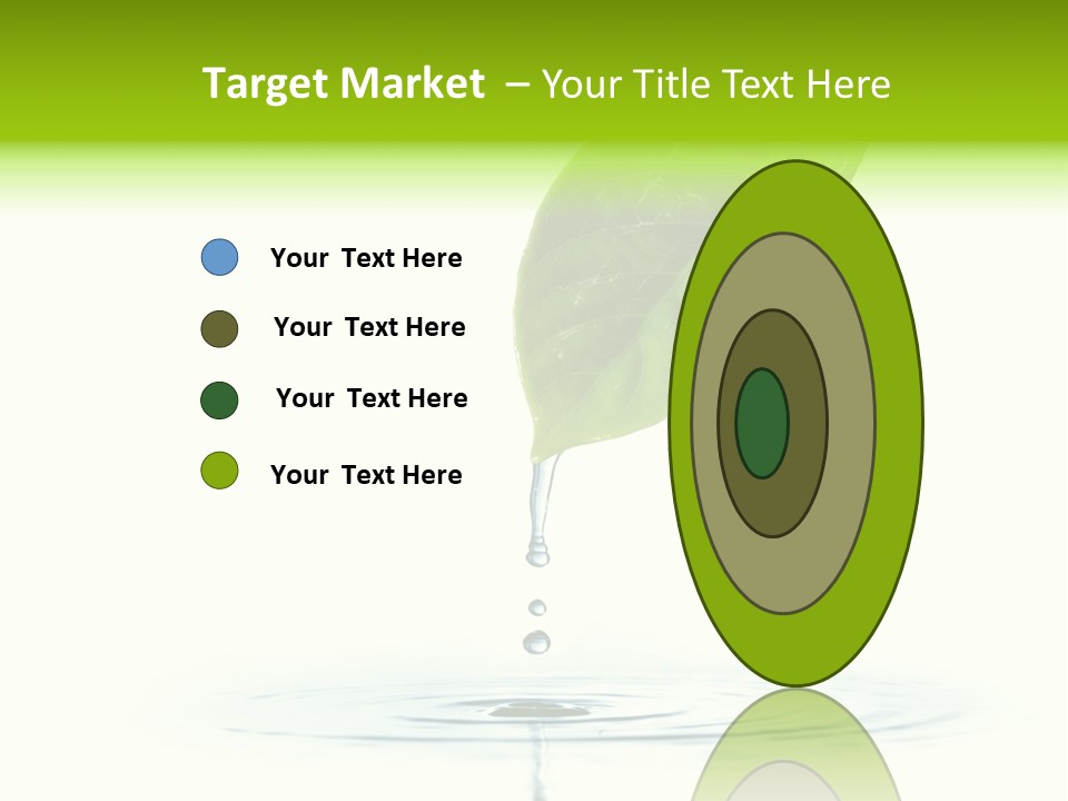 Green Ripple Fresh PowerPoint Template