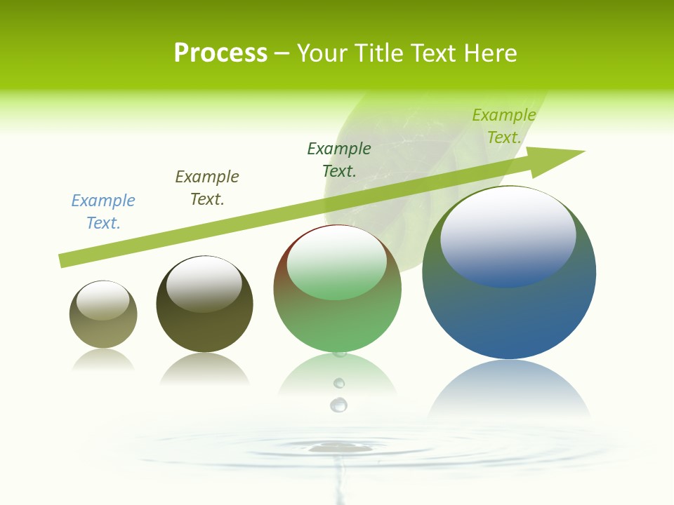 Green Ripple Fresh PowerPoint Template