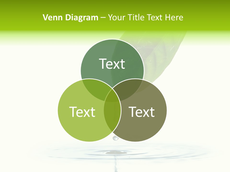 Green Ripple Fresh PowerPoint Template