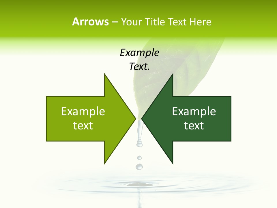 Green Ripple Fresh PowerPoint Template