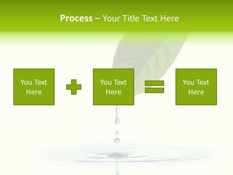 Green Ripple Fresh PowerPoint Template