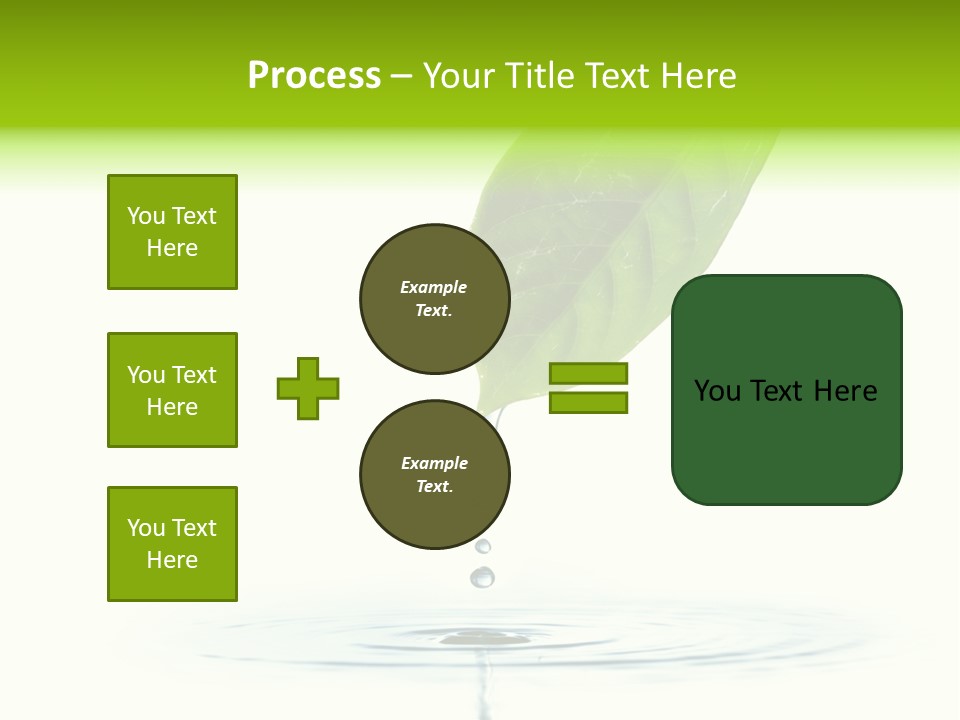 Green Ripple Fresh PowerPoint Template