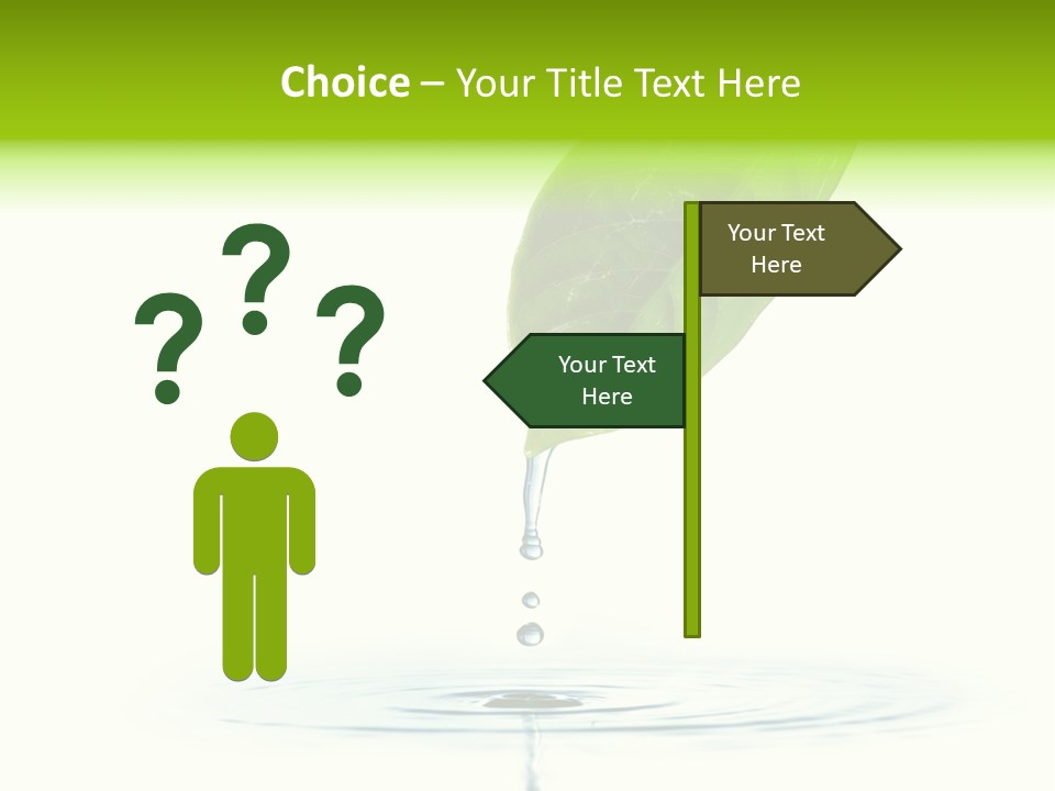 Green Ripple Fresh PowerPoint Template