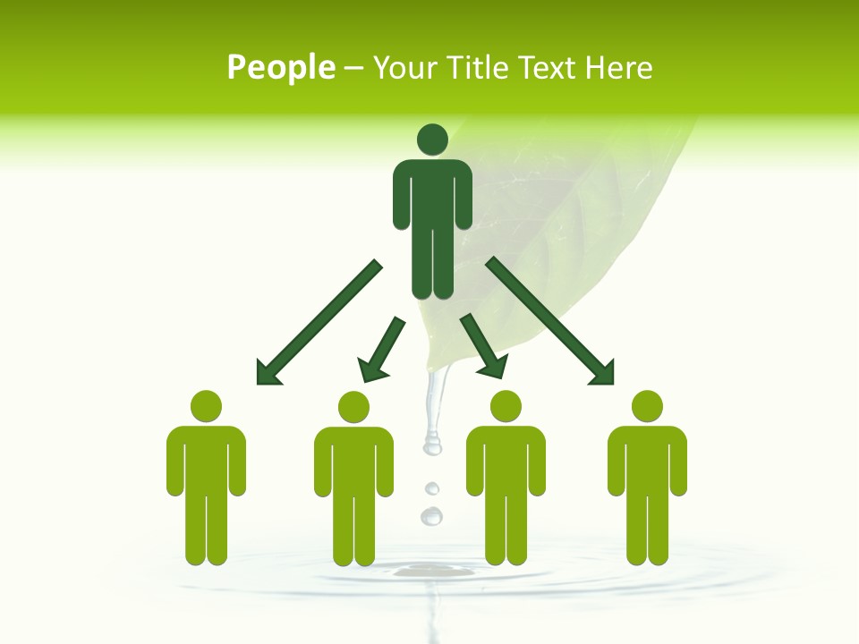 Green Ripple Fresh PowerPoint Template