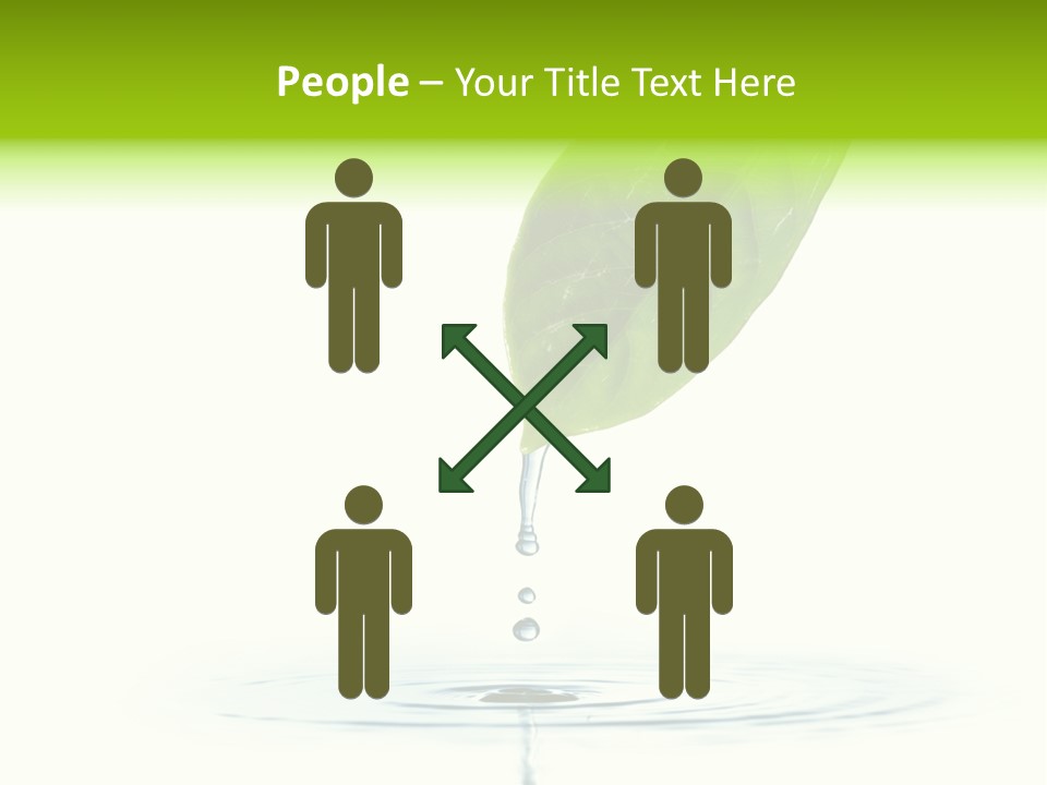 Green Ripple Fresh PowerPoint Template