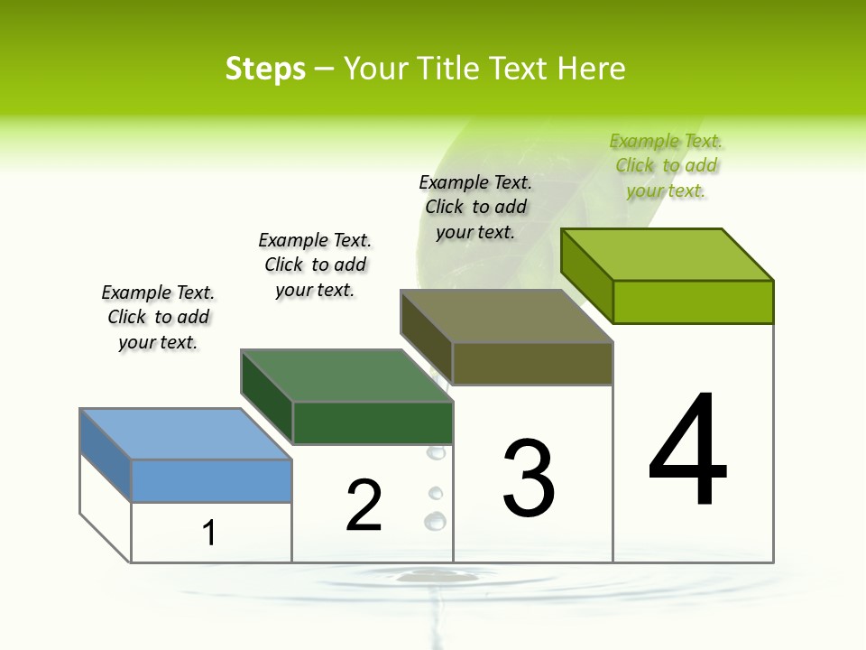 Green Ripple Fresh PowerPoint Template