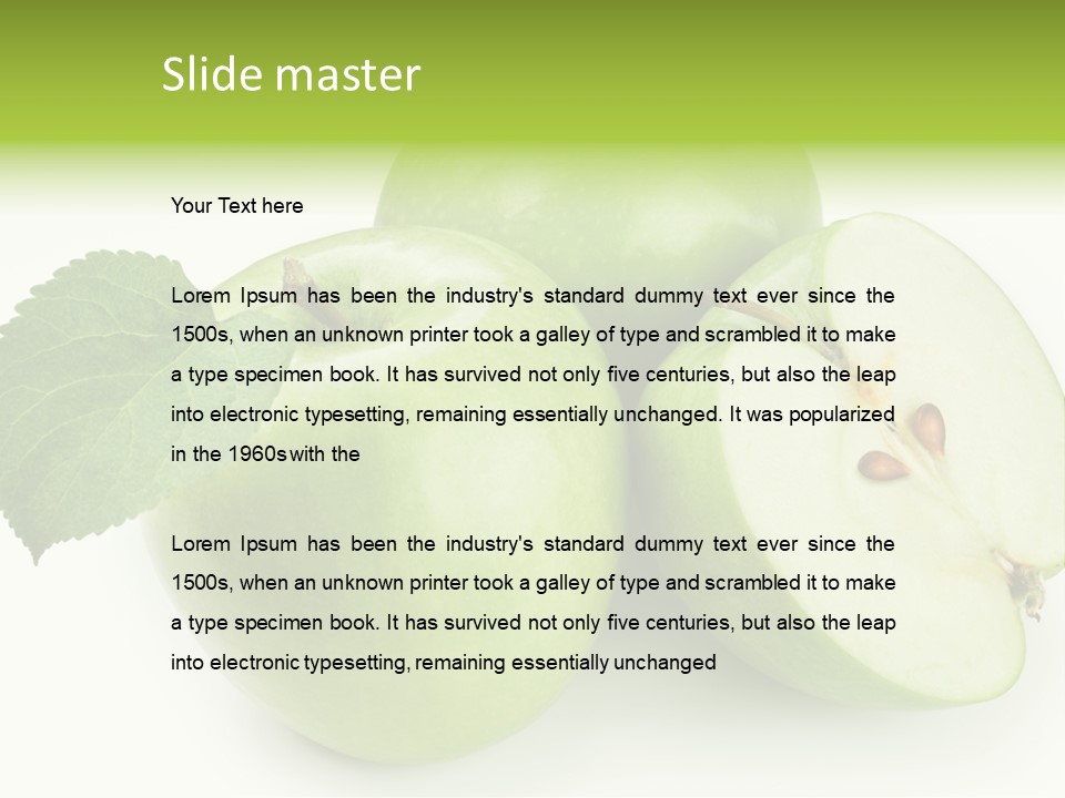 Mineral Market Vitamin PowerPoint Template