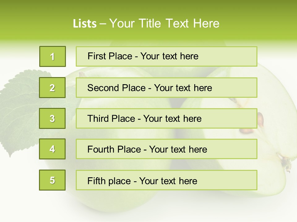 Mineral Market Vitamin PowerPoint Template