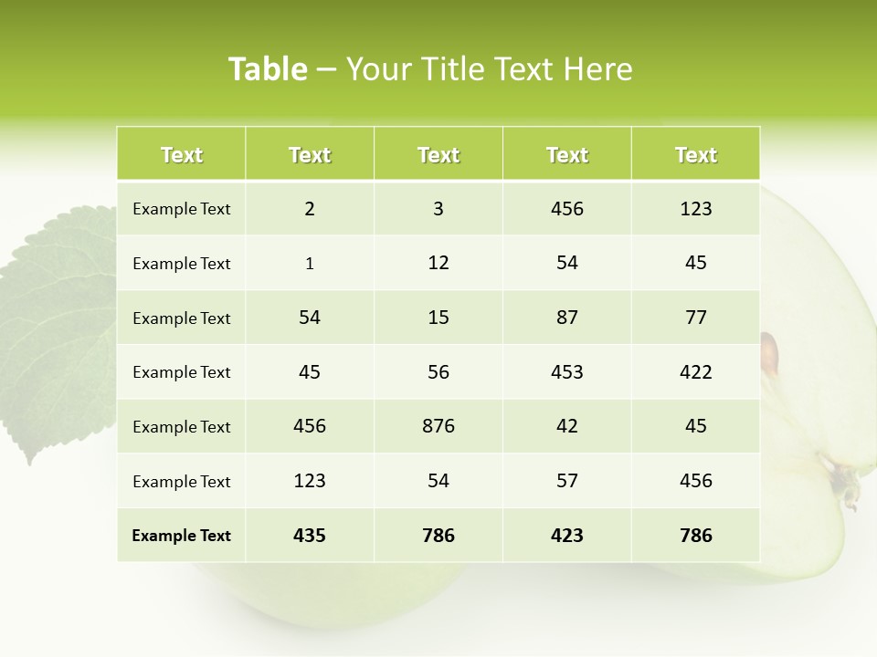 Mineral Market Vitamin PowerPoint Template
