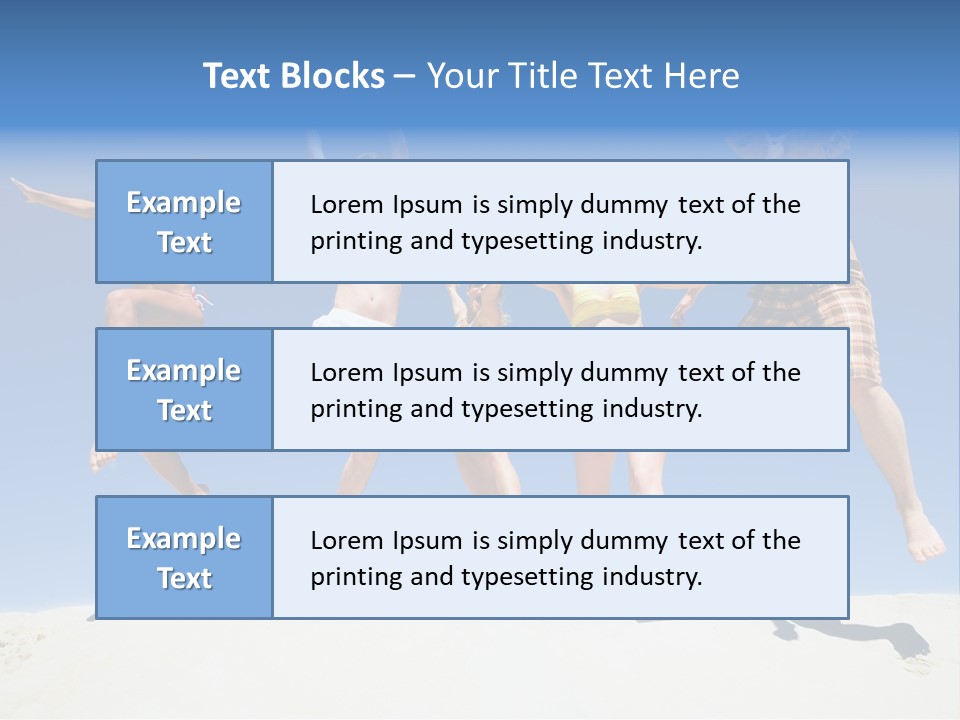 Energy Life Sand PowerPoint Template
