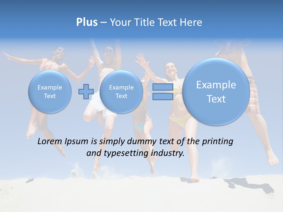 Energy Life Sand PowerPoint Template