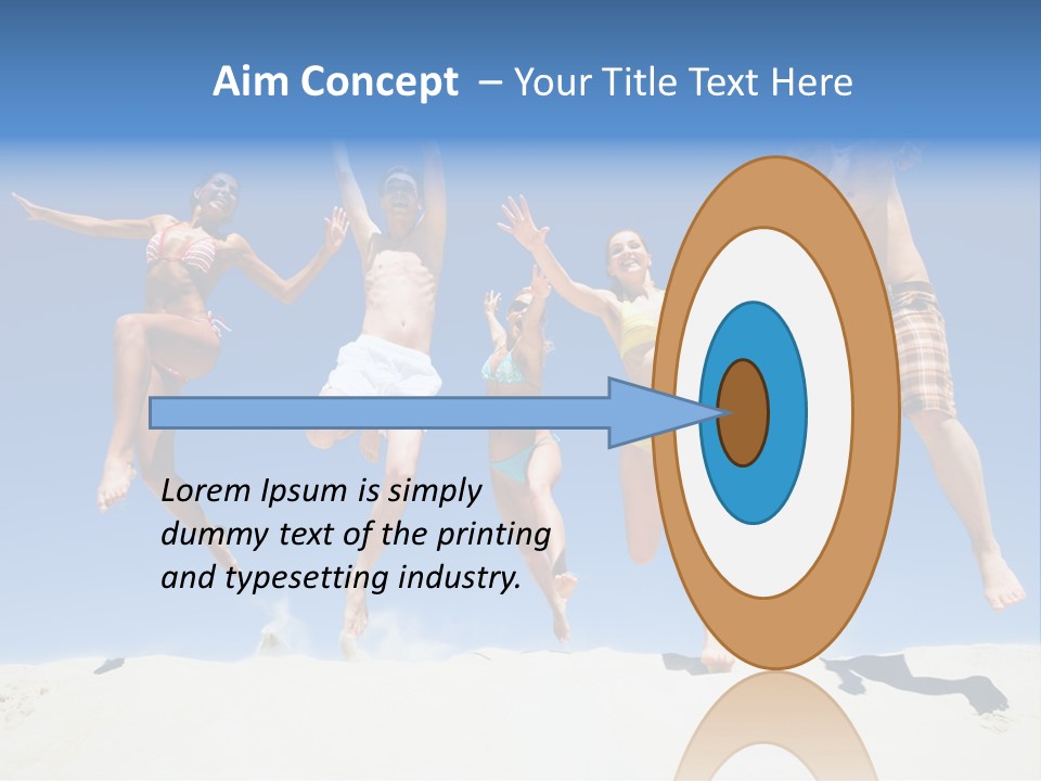 Energy Life Sand PowerPoint Template