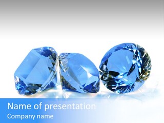 Wealthy Jewel Beauty PowerPoint Template