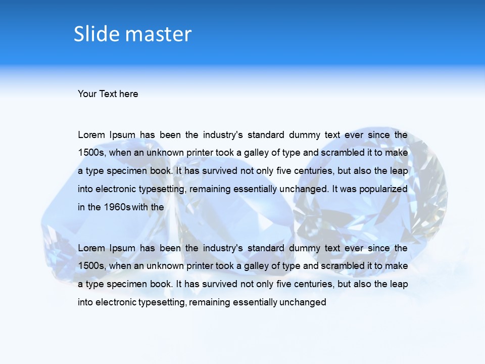 Wealthy Jewel Beauty PowerPoint Template