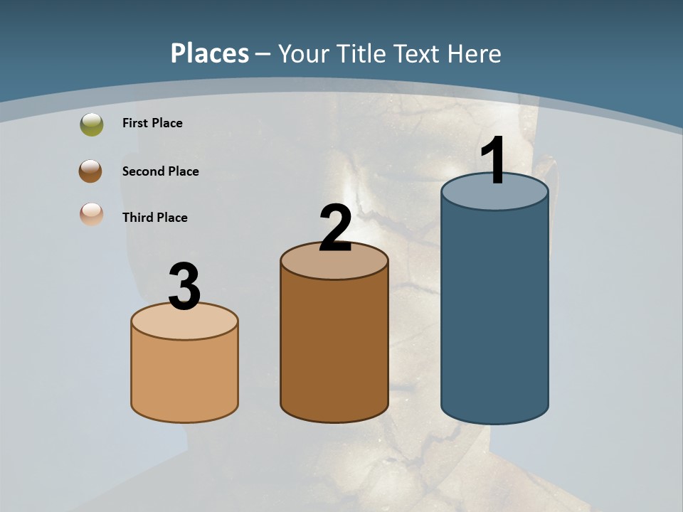 Dirt Crack Pattern PowerPoint Template