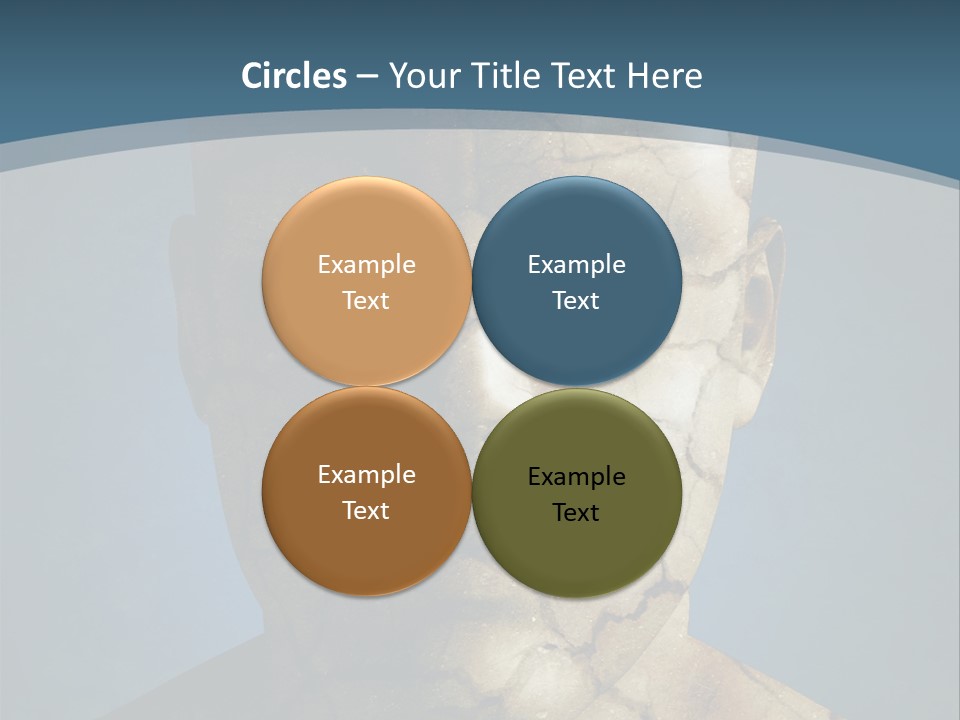 Dirt Crack Pattern PowerPoint Template