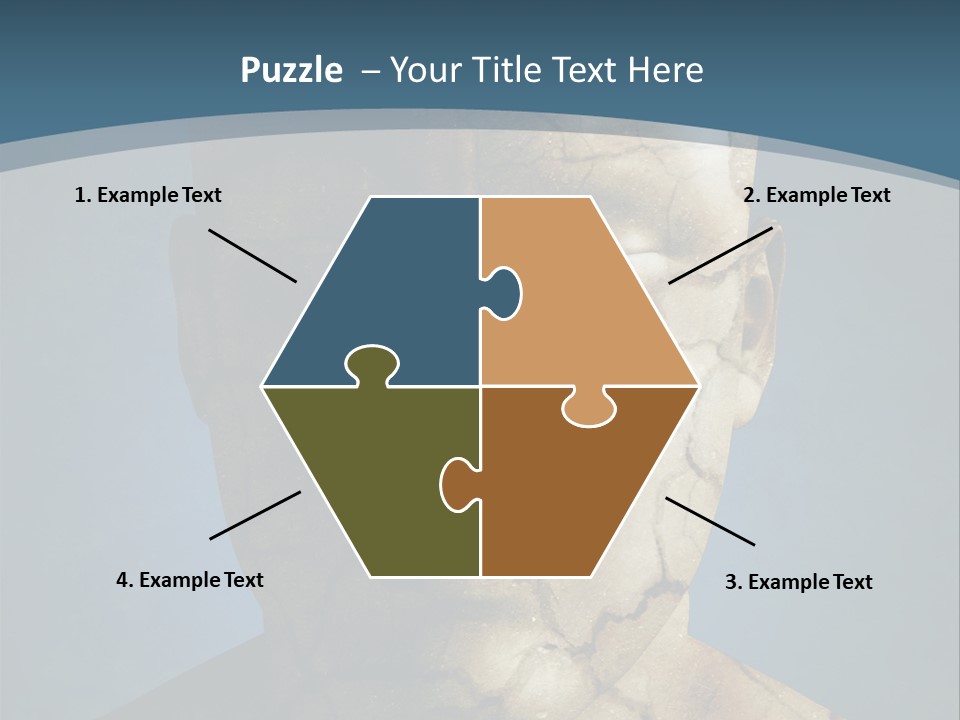 Dirt Crack Pattern PowerPoint Template