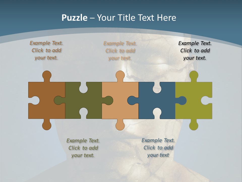 Dirt Crack Pattern PowerPoint Template