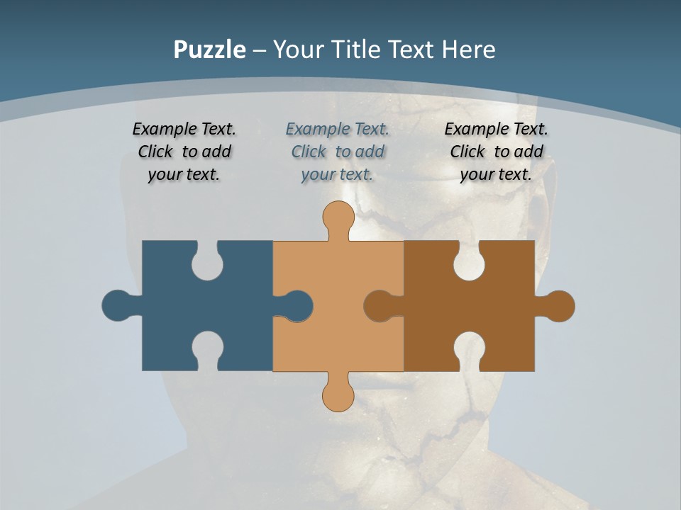 Dirt Crack Pattern PowerPoint Template