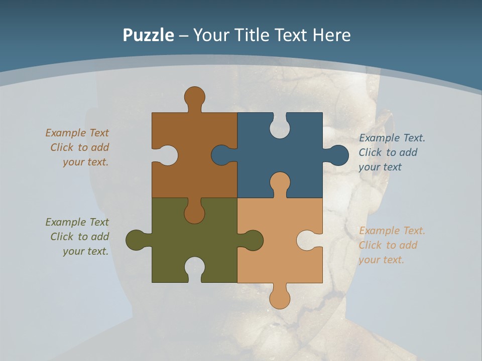 Dirt Crack Pattern PowerPoint Template