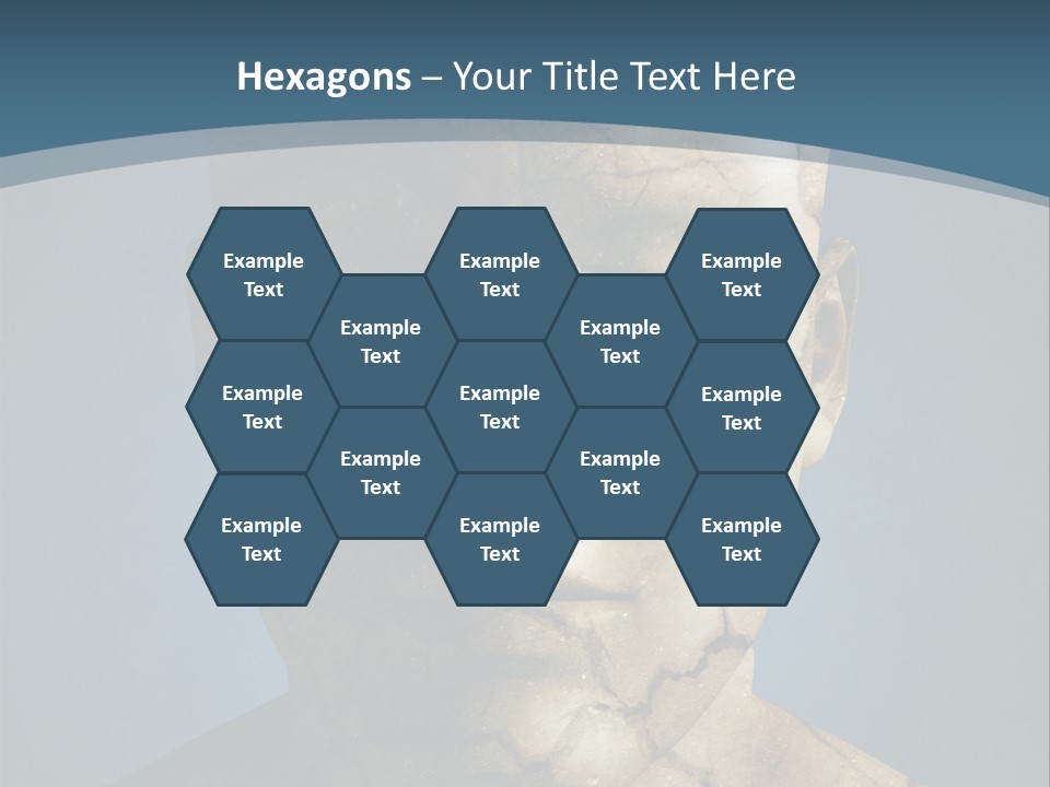 Dirt Crack Pattern PowerPoint Template