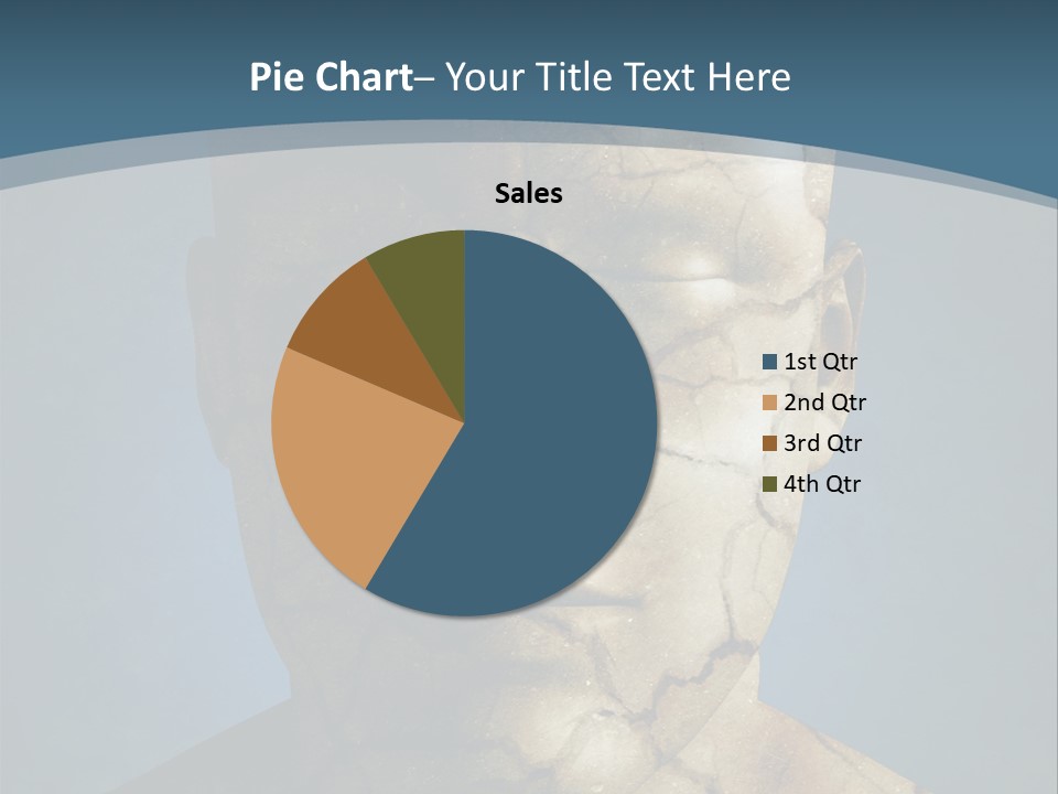 Dirt Crack Pattern PowerPoint Template