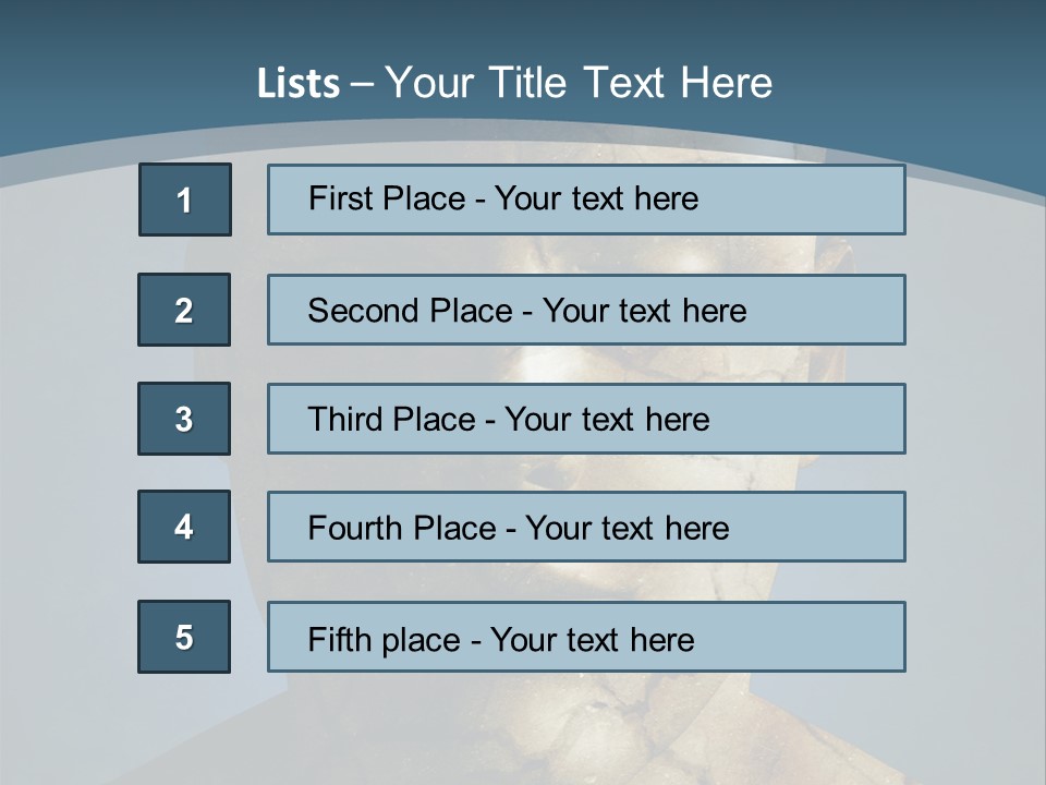 Dirt Crack Pattern PowerPoint Template