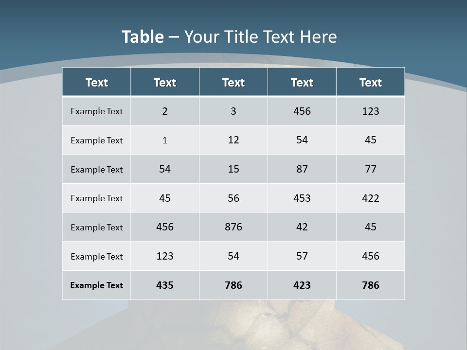 Dirt Crack Pattern PowerPoint Template