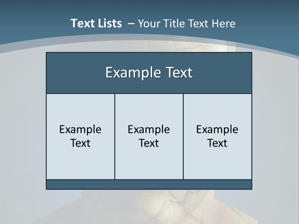Dirt Crack Pattern PowerPoint Template