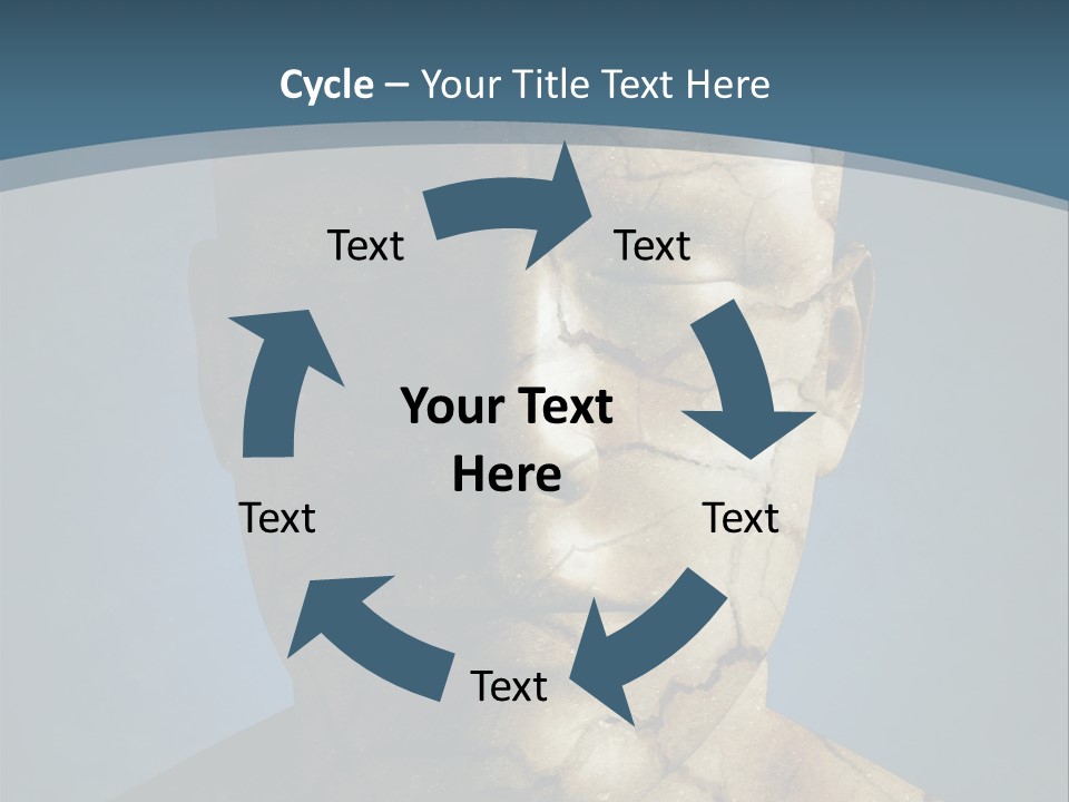 Dirt Crack Pattern PowerPoint Template