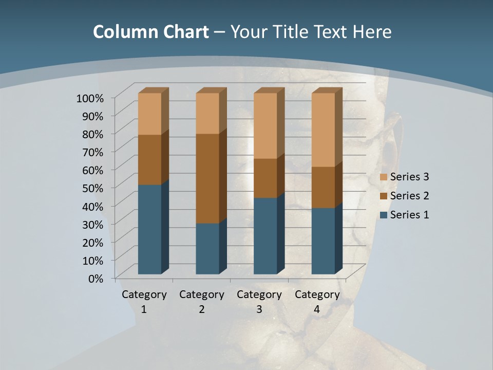 Dirt Crack Pattern PowerPoint Template